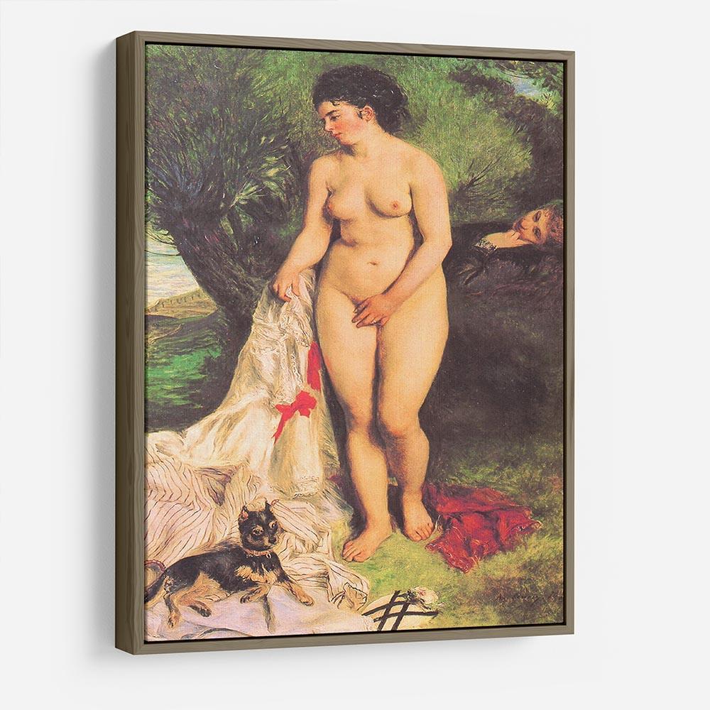 Bather with a Terrier by Renoir HD Metal Print