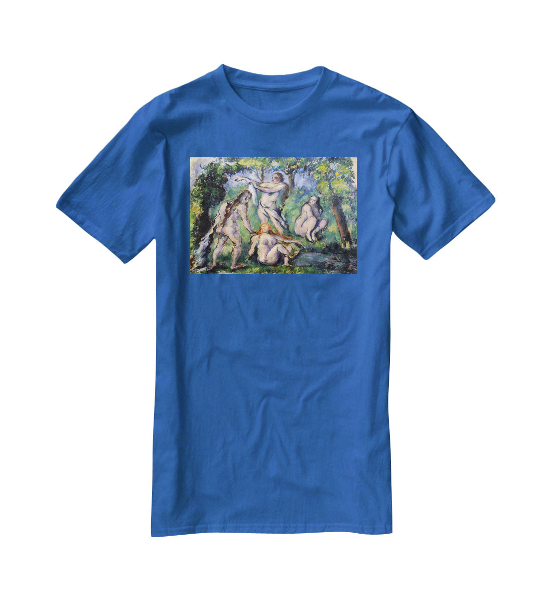Bathers 2 by Cezanne T-Shirt - Canvas Art Rocks - 2