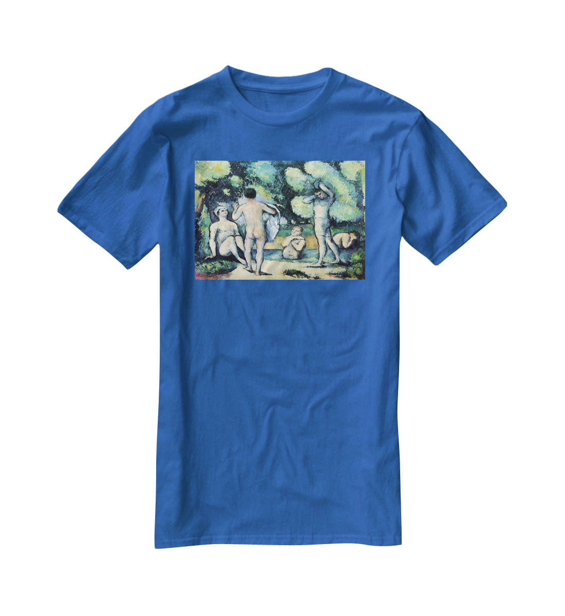 Bathers 3 by Cezanne T-Shirt - Canvas Art Rocks - 2