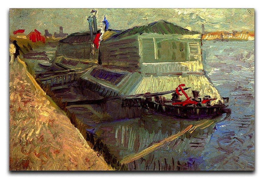 Bathing Float on the Seine at Asniere by Van Gogh Canvas Print & Poster  - Canvas Art Rocks - 1