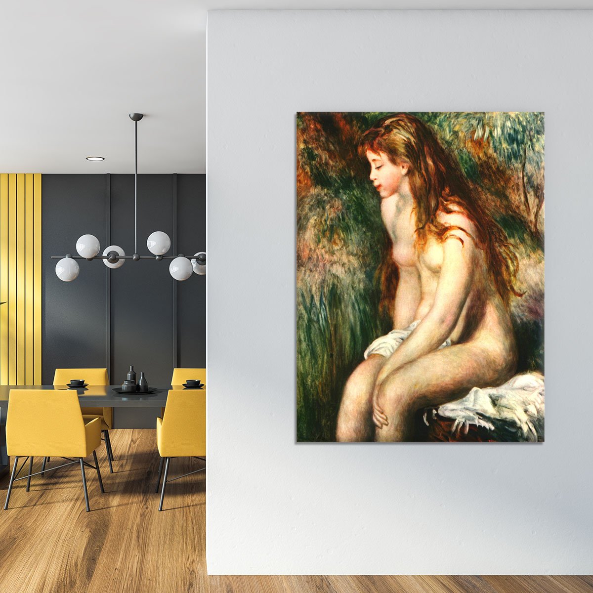Bathing by Renoir Canvas Print or Poster