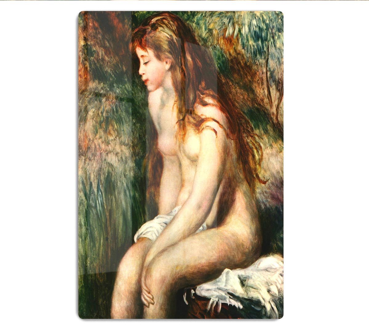 Bathing by Renoir HD Metal Print