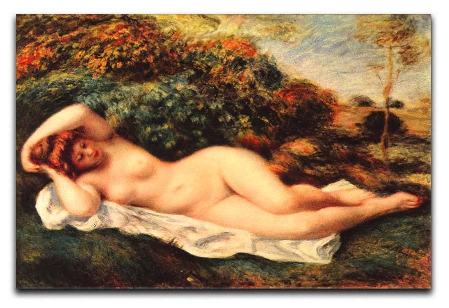 Bathing sleeping the baker by Renoir Canvas Print or Poster  - Canvas Art Rocks - 1