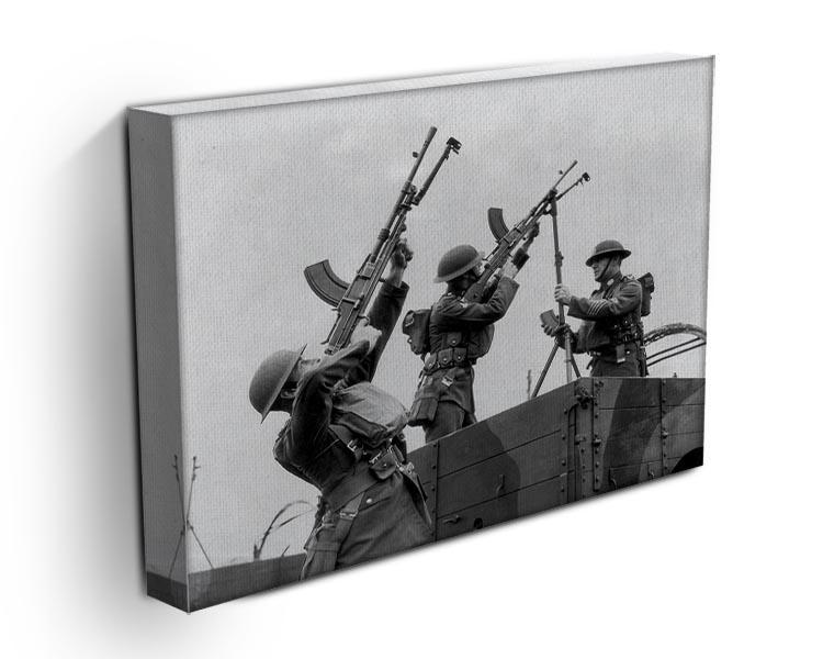 Battalion with anti-aircraft guns Canvas Print or Poster - Canvas Art Rocks - 3