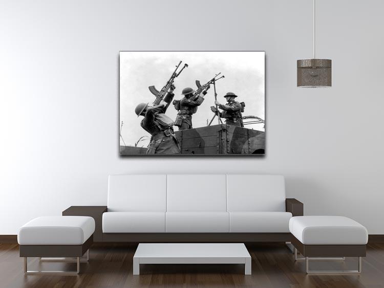 Battalion with anti-aircraft guns Canvas Print or Poster - Canvas Art Rocks - 4