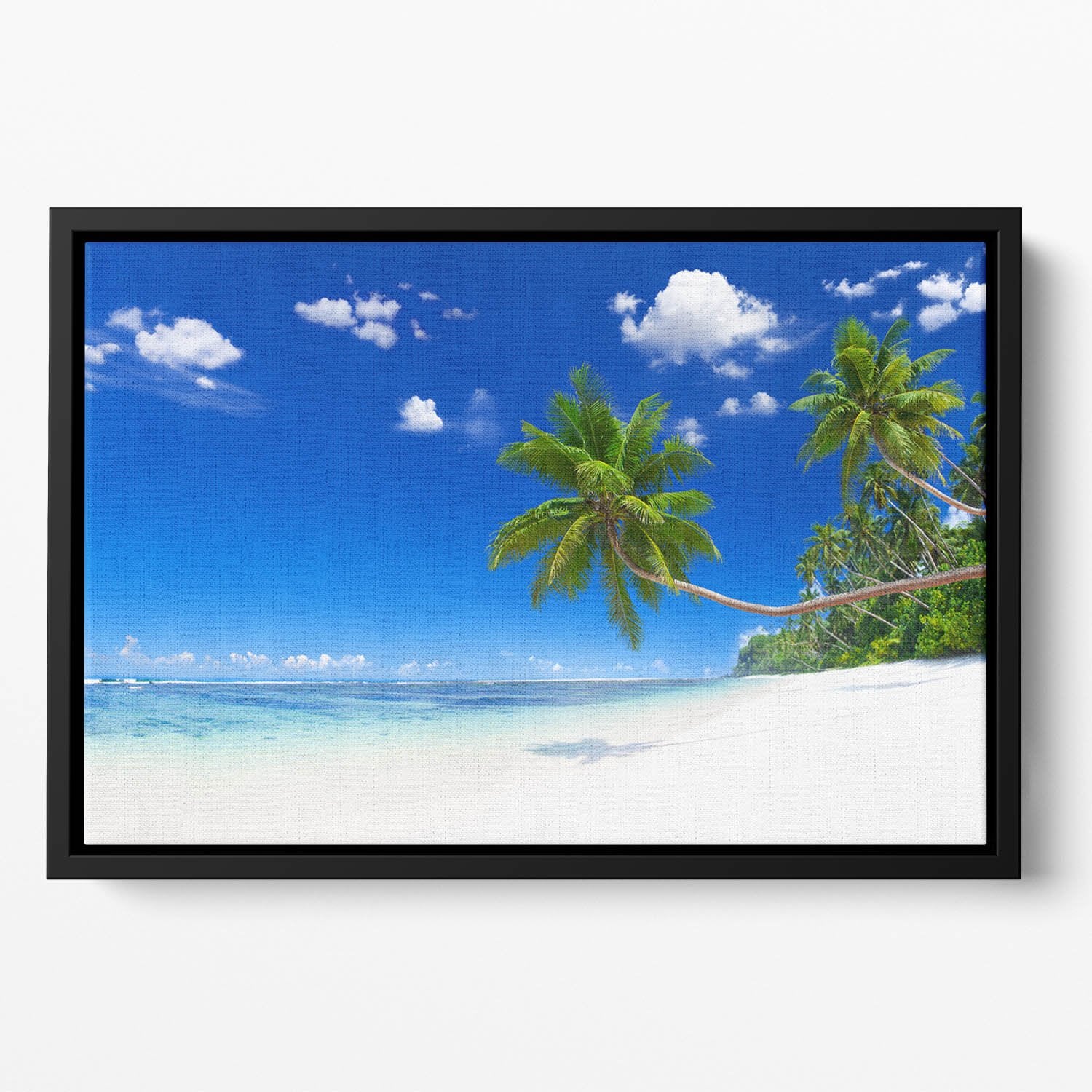 Beach Floating Framed Canvas