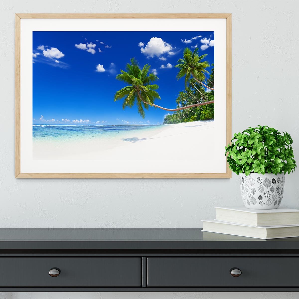 Beach Framed Print - Canvas Art Rocks - 3