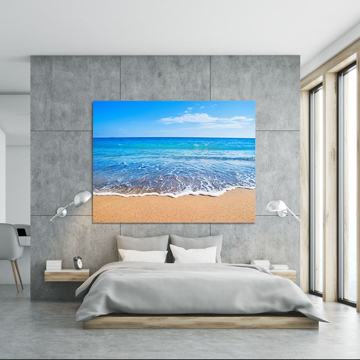 Beach Waves Canvas Print or Poster