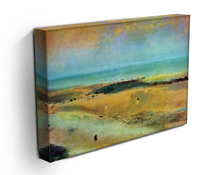Beach at low tide 1 by Degas Canvas Print or Poster - Canvas Art Rocks - 3