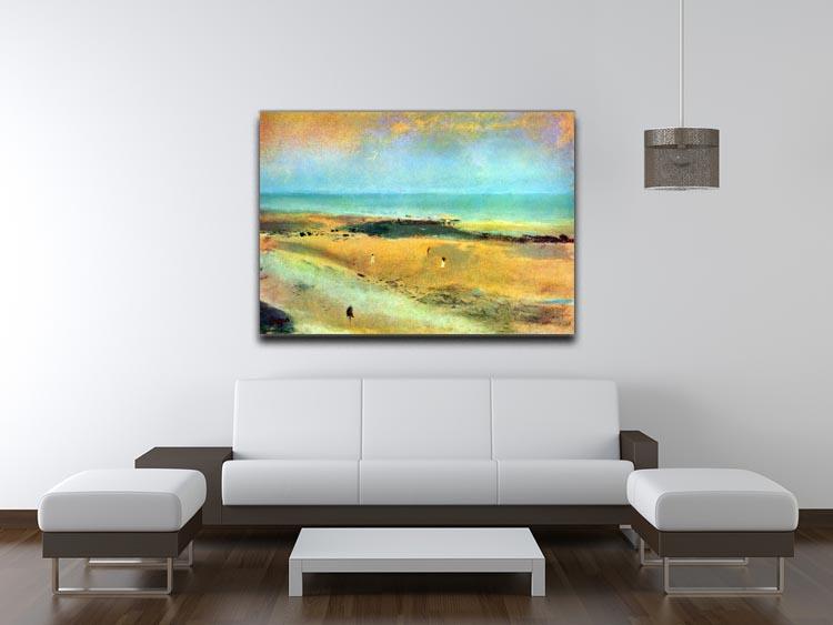 Beach at low tide 1 by Degas Canvas Print or Poster - Canvas Art Rocks - 4