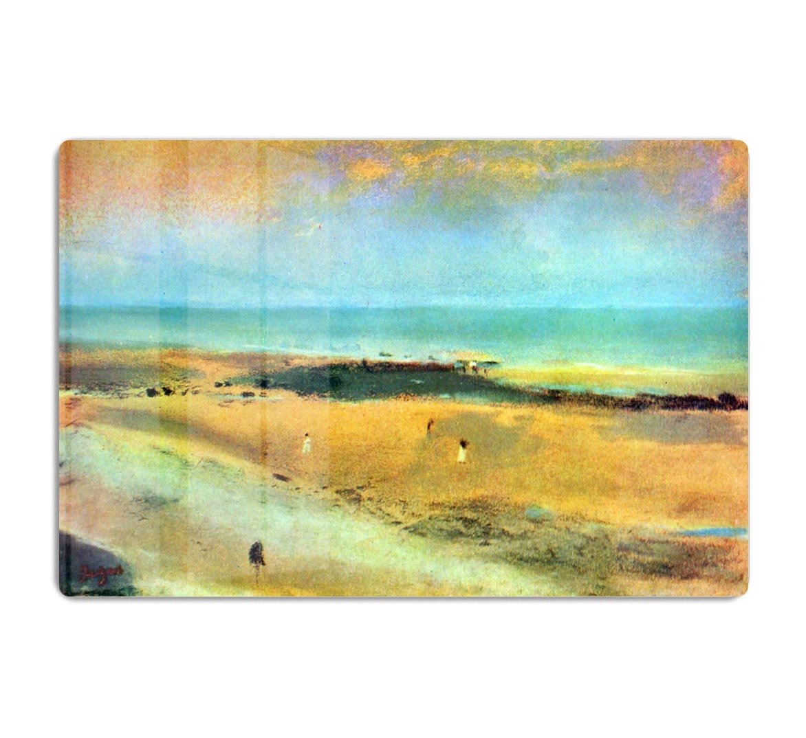 Beach at low tide 1 by Degas HD Metal Print - Canvas Art Rocks - 1