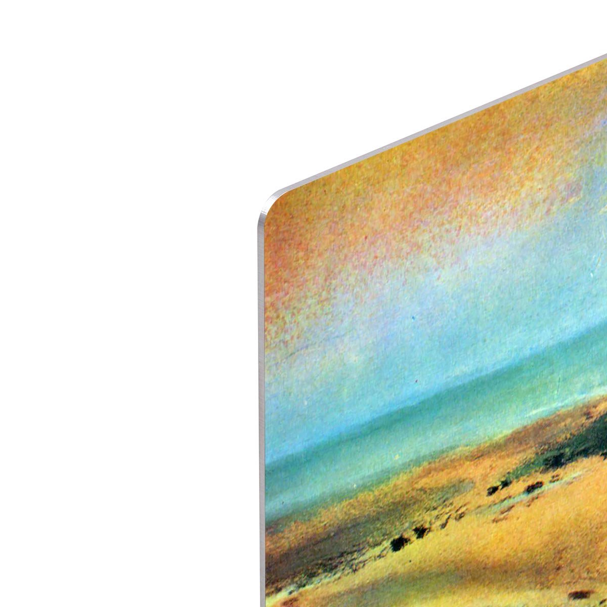 Beach at low tide 1 by Degas HD Metal Print - Canvas Art Rocks - 4