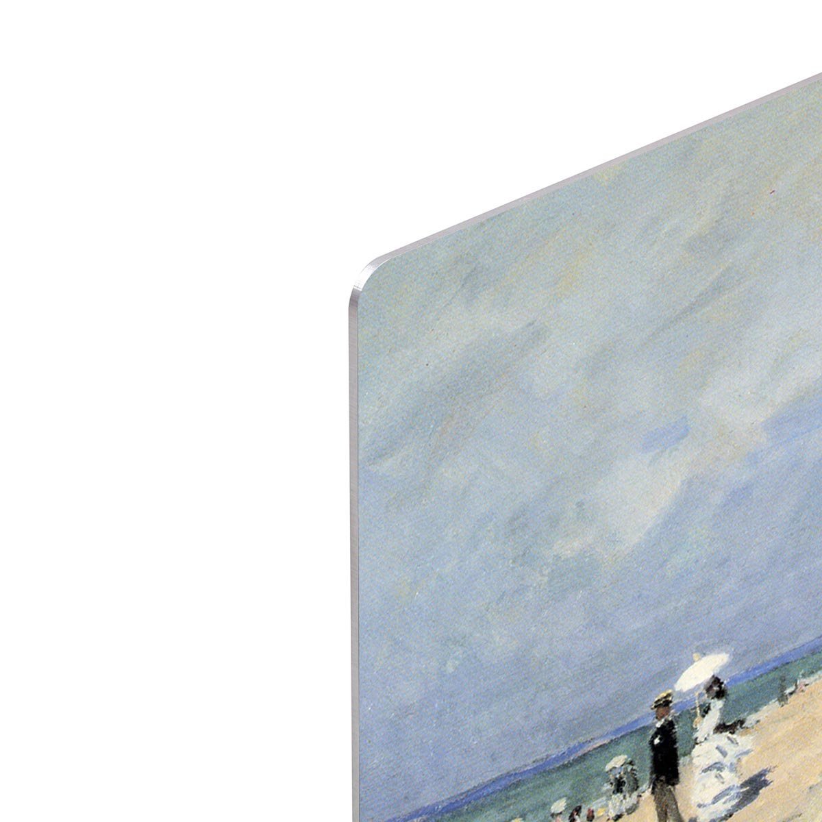 Beach at trouville by Monet HD Metal Print