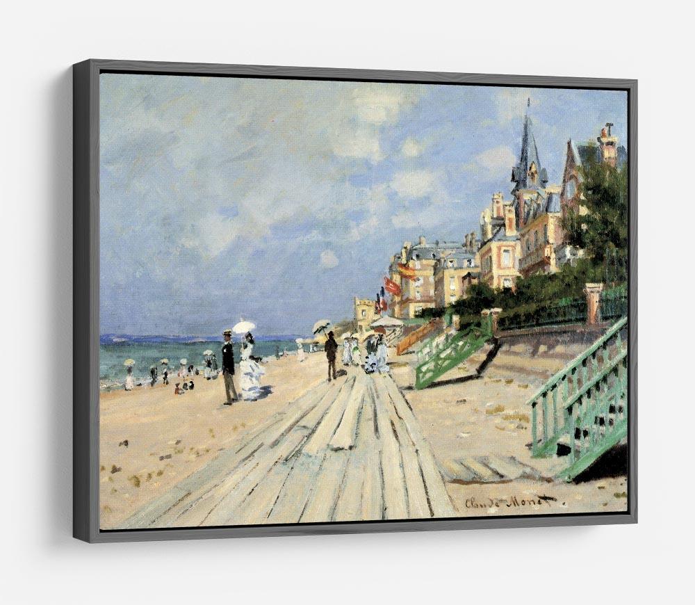 Beach at trouville by Monet HD Metal Print