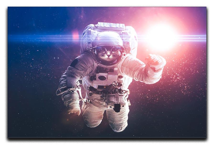Beautiful cat in outer space Canvas Print or Poster - Canvas Art Rocks - 1