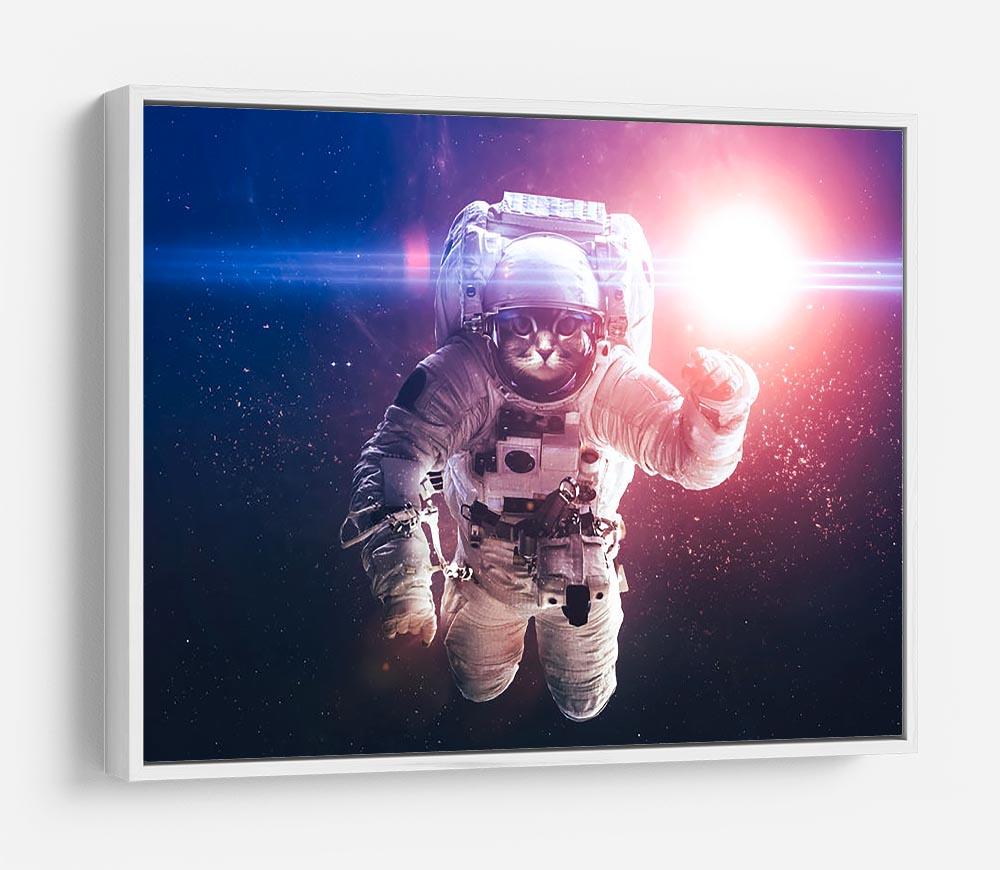 Beautiful cat in outer space HD Metal Print - Canvas Art Rocks - 7