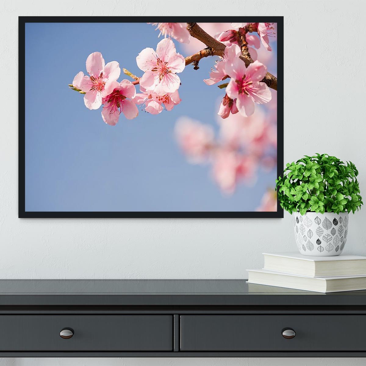Beautiful colorful fresh spring flowers Framed Print - Canvas Art Rocks - 2