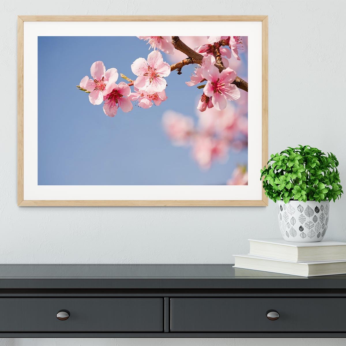 Beautiful colorful fresh spring flowers Framed Print - Canvas Art Rocks - 3