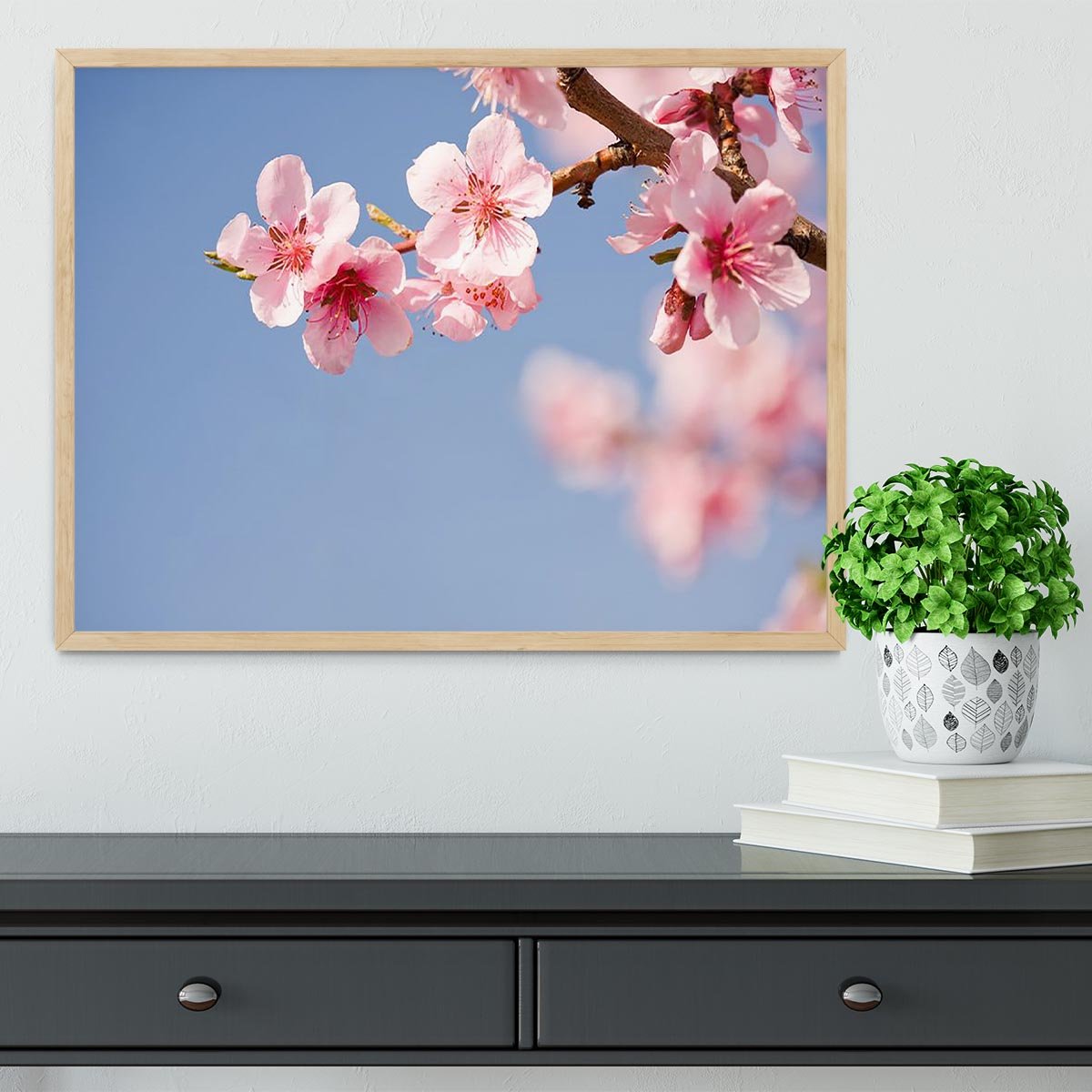 Beautiful colorful fresh spring flowers Framed Print - Canvas Art Rocks - 4