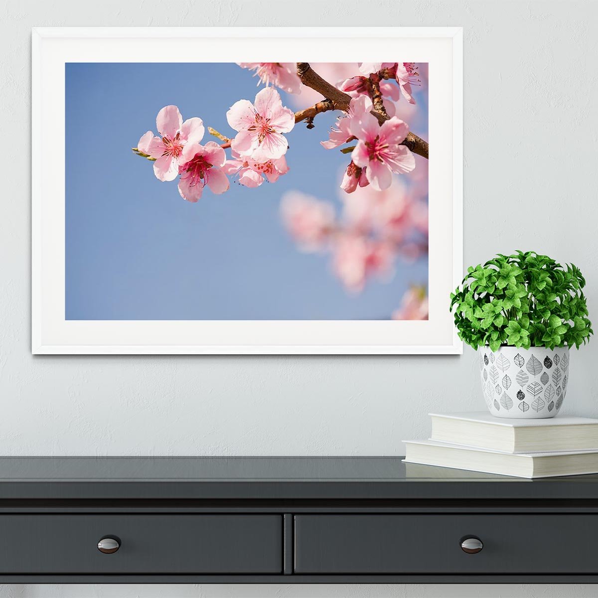 Beautiful colorful fresh spring flowers Framed Print - Canvas Art Rocks - 5