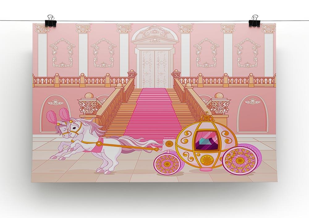 Beautiful fairytale pink carriage Canvas Print or Poster - Canvas Art Rocks - 2