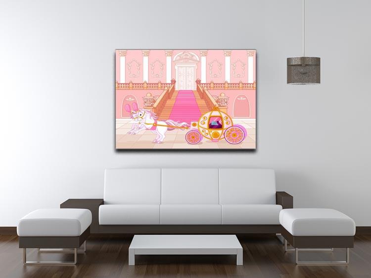 Beautiful fairytale pink carriage Canvas Print or Poster - Canvas Art Rocks - 4