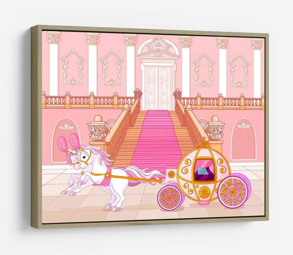 Beautiful fairytale pink carriage HD Metal Print