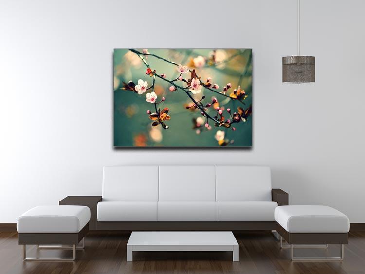 Beautiful flowering Japanese cherry Canvas Print or Poster - Canvas Art Rocks - 4