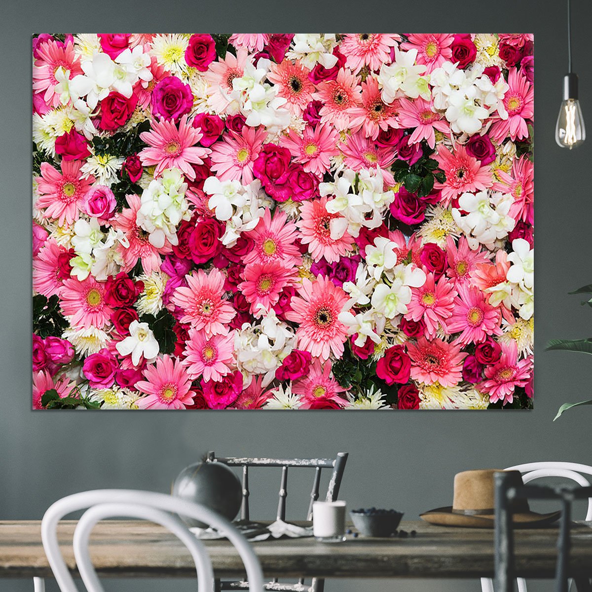 Beautiful flowers for wedding Canvas Print or Poster