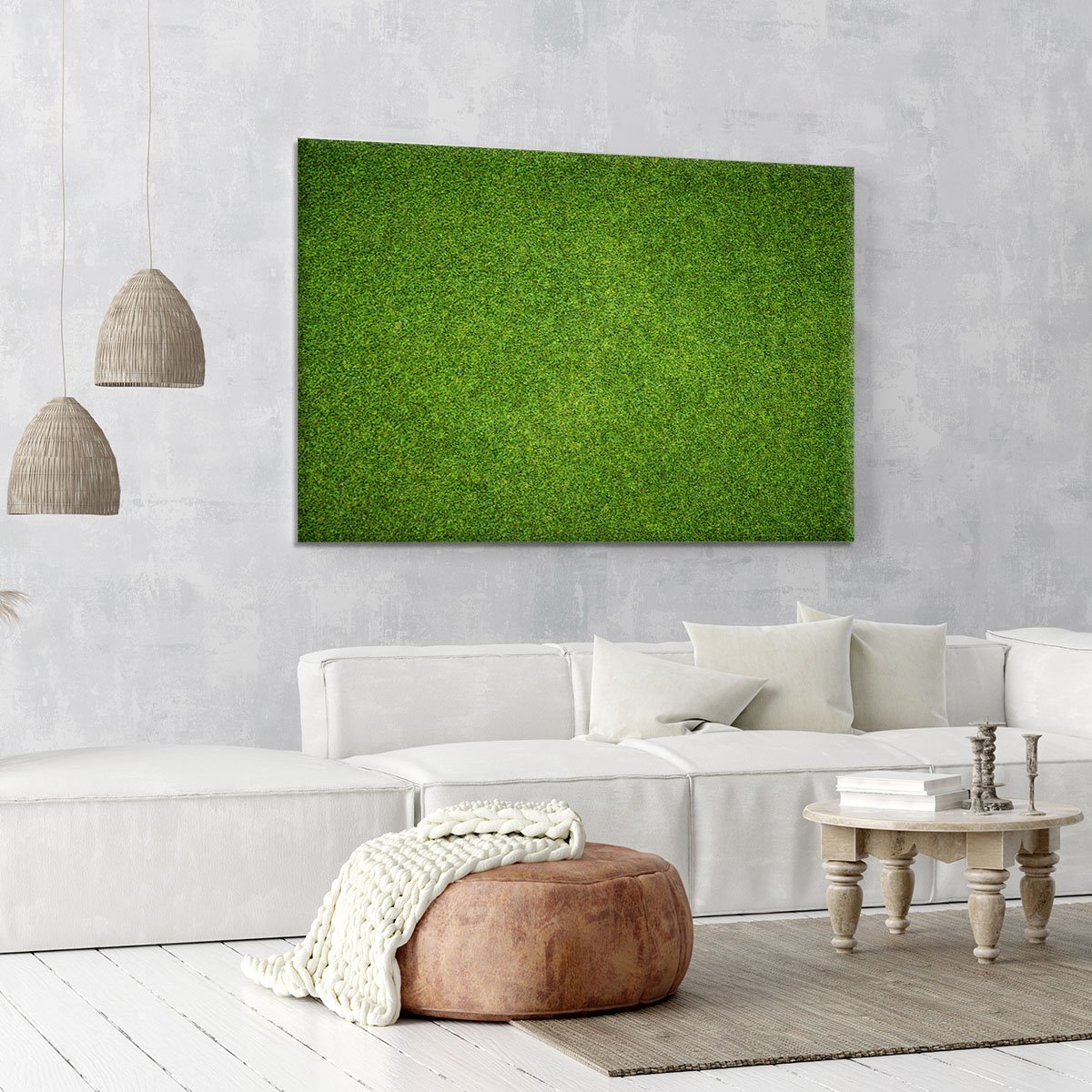 Beautiful green grass Canvas Print or Poster