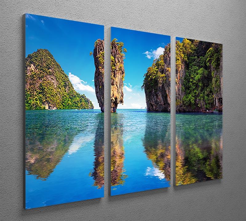 Beautiful nature of Thailand 3 Split Panel Canvas Print - Canvas Art Rocks - 2