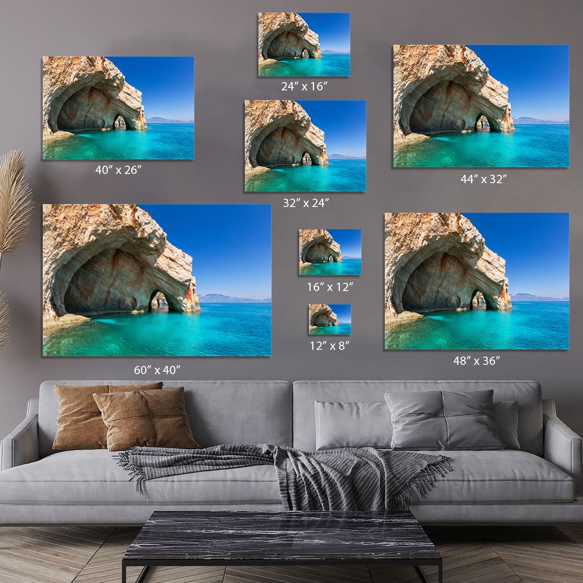 Beautiful sea landscapes Canvas Print or Poster
