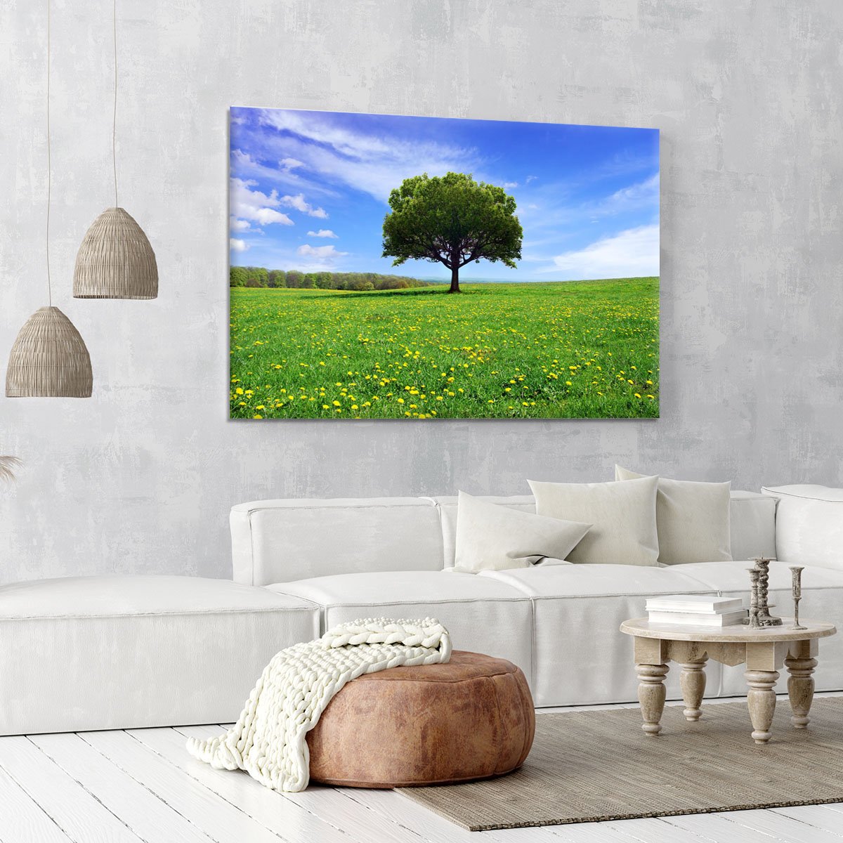 Beautiful spring landscape Canvas Print or Poster