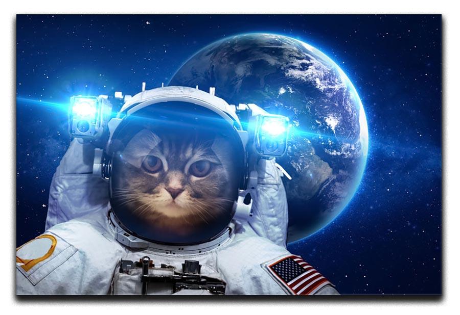 Beautiful tabby cat in outer space Canvas Print or Poster - Canvas Art Rocks - 1