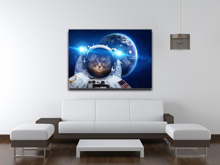 Beautiful tabby cat in outer space Canvas Print or Poster - Canvas Art Rocks - 4