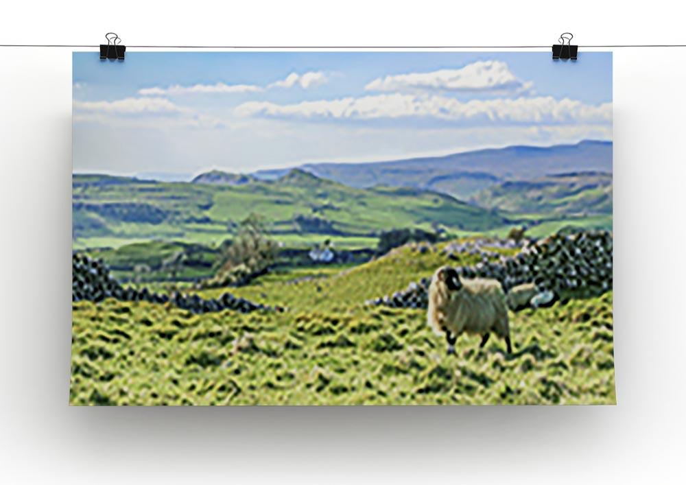 Beautiful yorkshire dales landscape Canvas Print or Poster - Canvas Art Rocks - 2