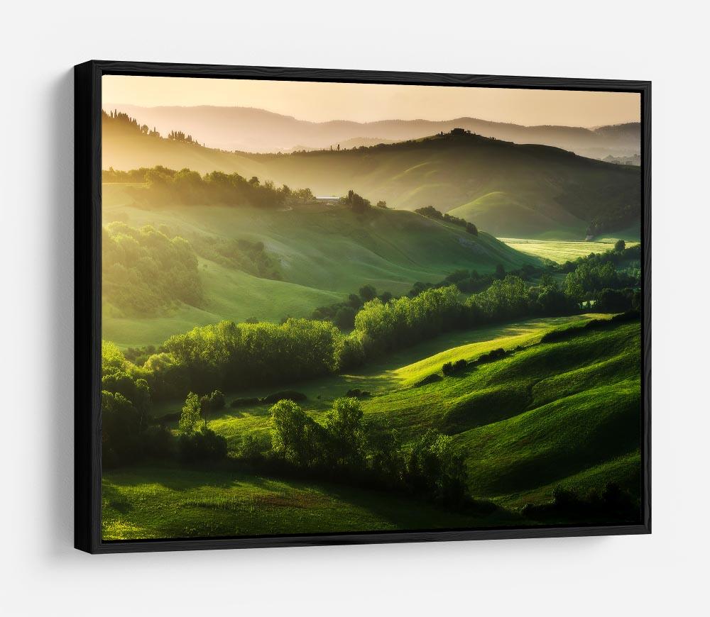 Beautifully illuminated landscape HD Metal Print