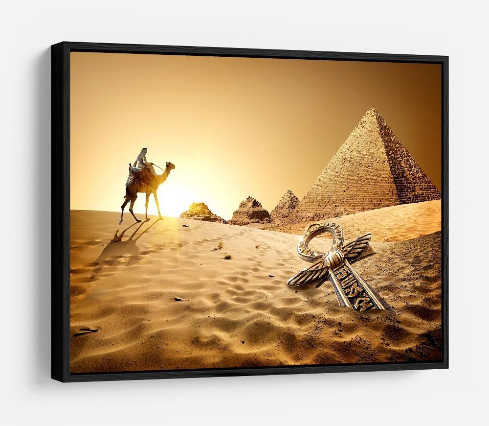 Bedouin on camel HD Metal Print