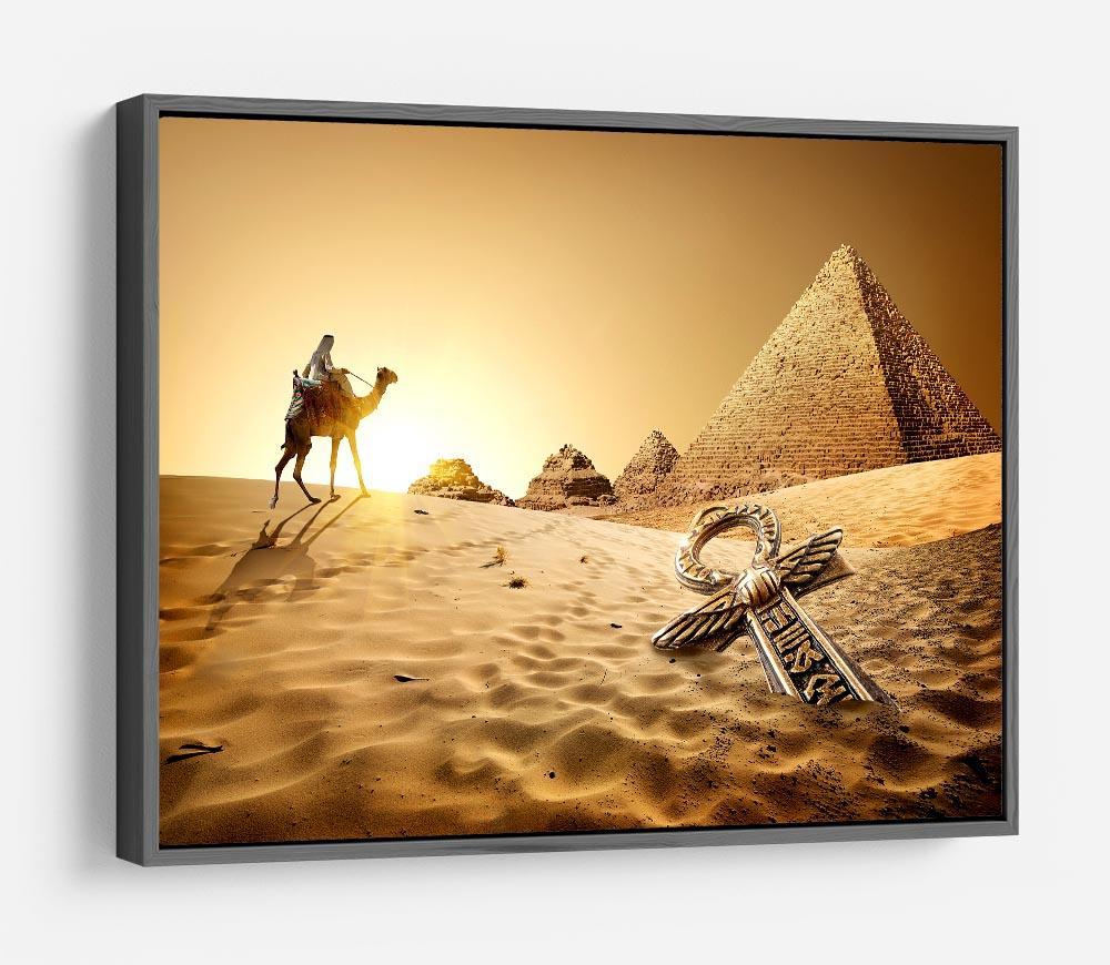 Bedouin on camel HD Metal Print
