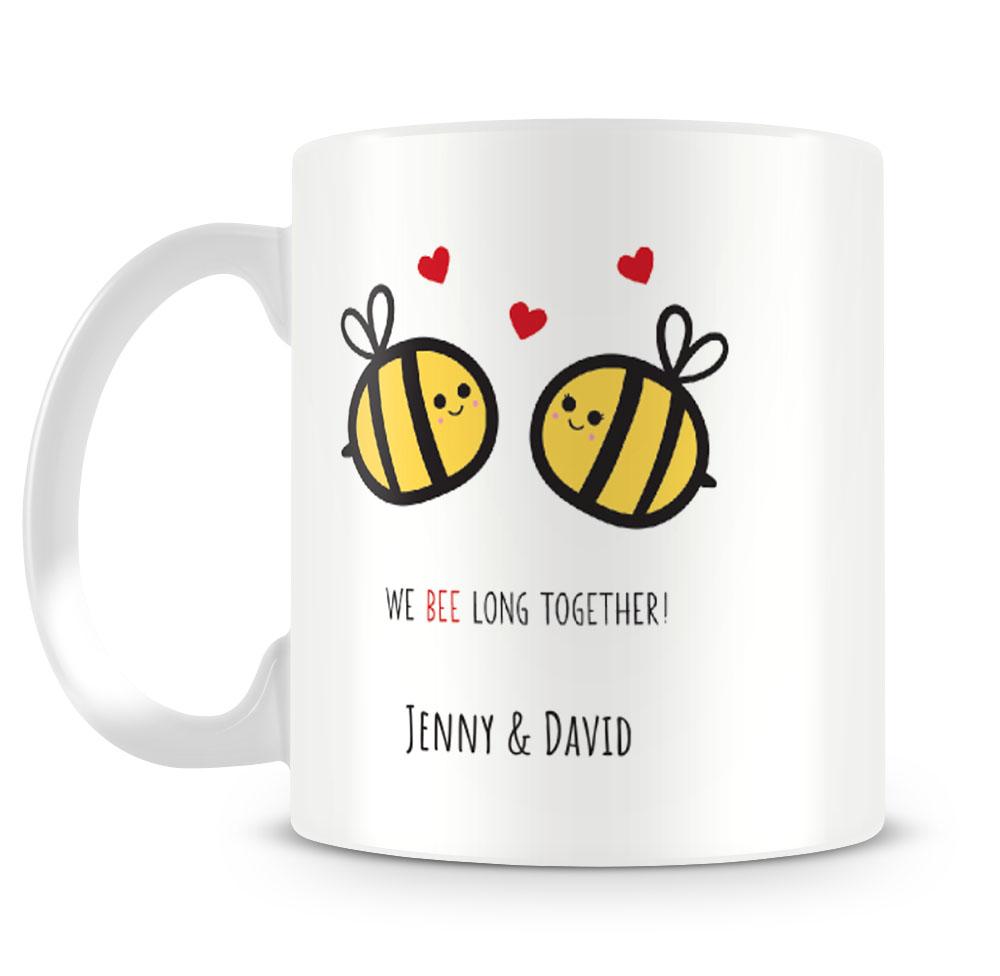 We Bee Long Together Personalised Mug