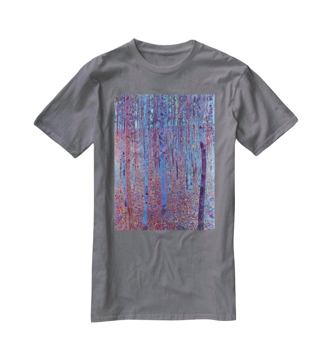 Beech Forest by Klimt T-Shirt - Canvas Art Rocks - 3