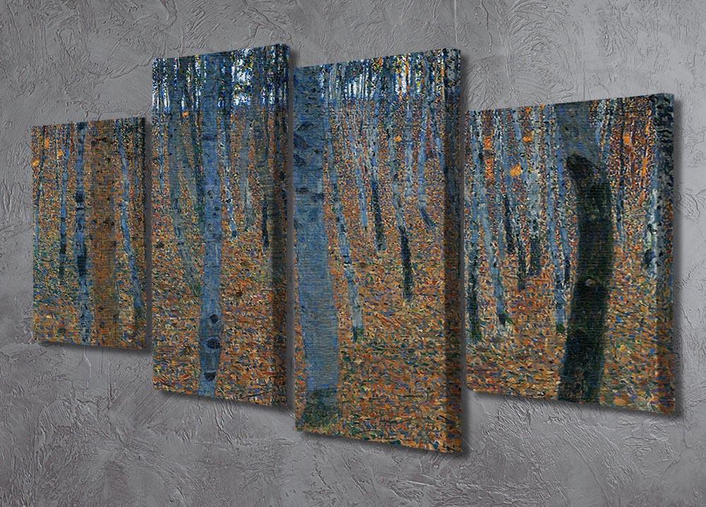 Beech Grove I by Klimt 4 Split Panel Canvas - Canvas Art Rocks - 2
