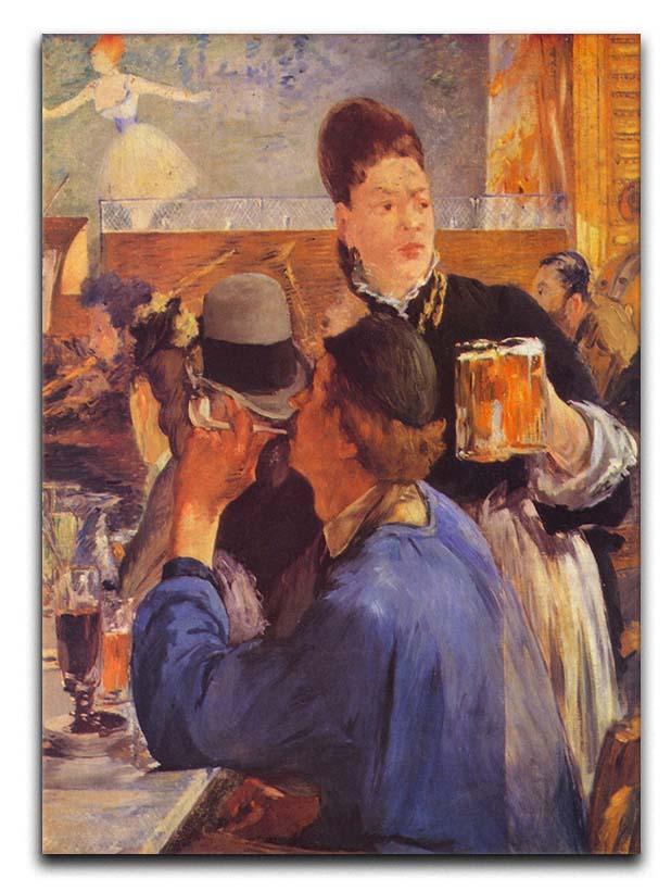 Beer Waitress by Manet Canvas Print or Poster  - Canvas Art Rocks - 1