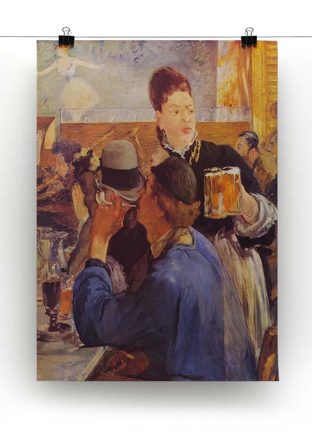 Beer Waitress by Manet Canvas Print or Poster - Canvas Art Rocks - 2