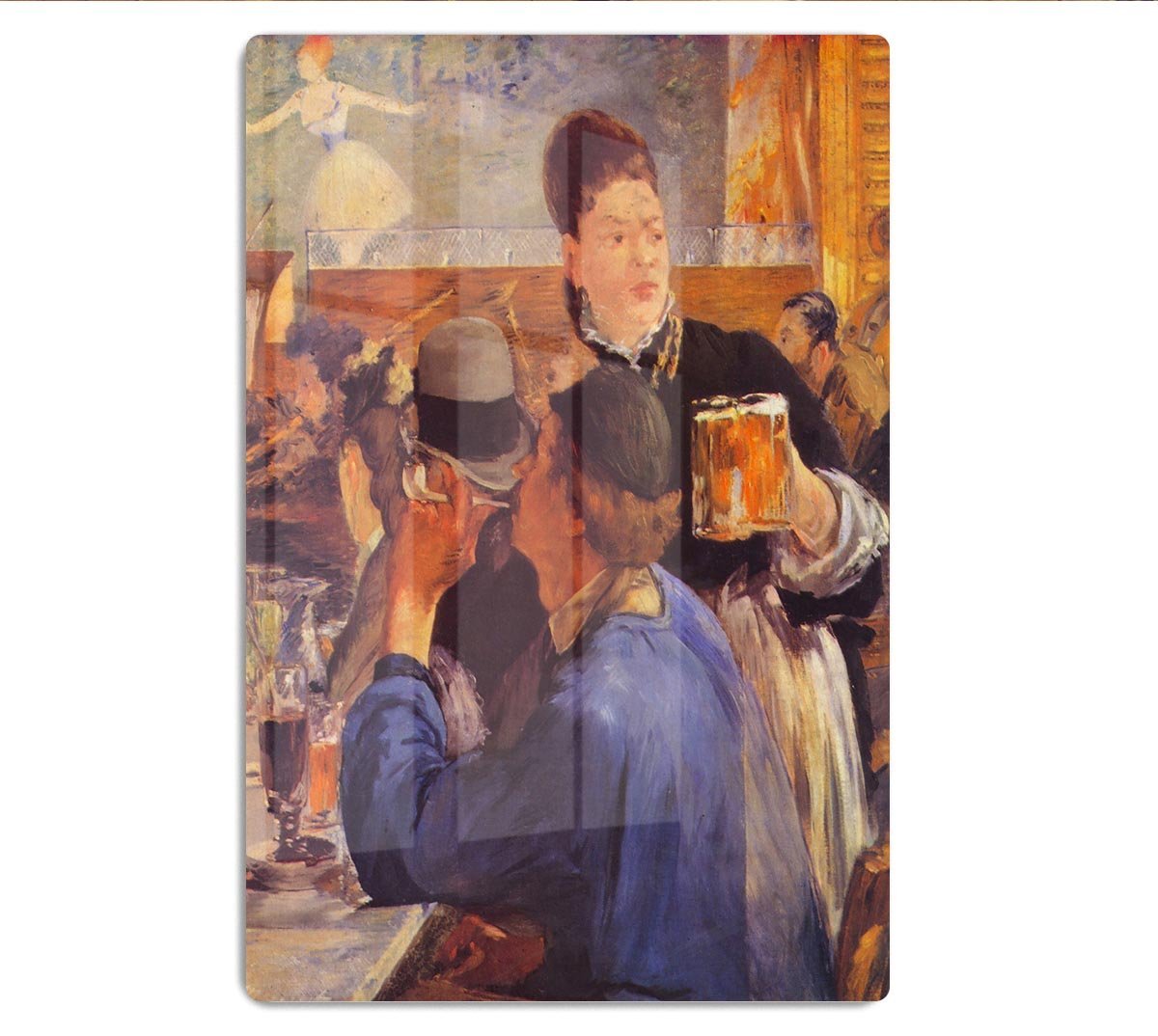 Beer Waitress by Manet HD Metal Print