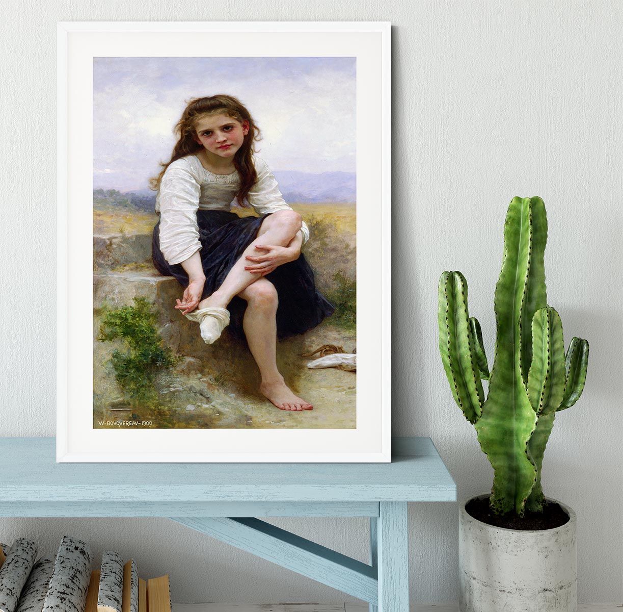 Before The Bath By Bouguereau Framed Print - Canvas Art Rocks - 5