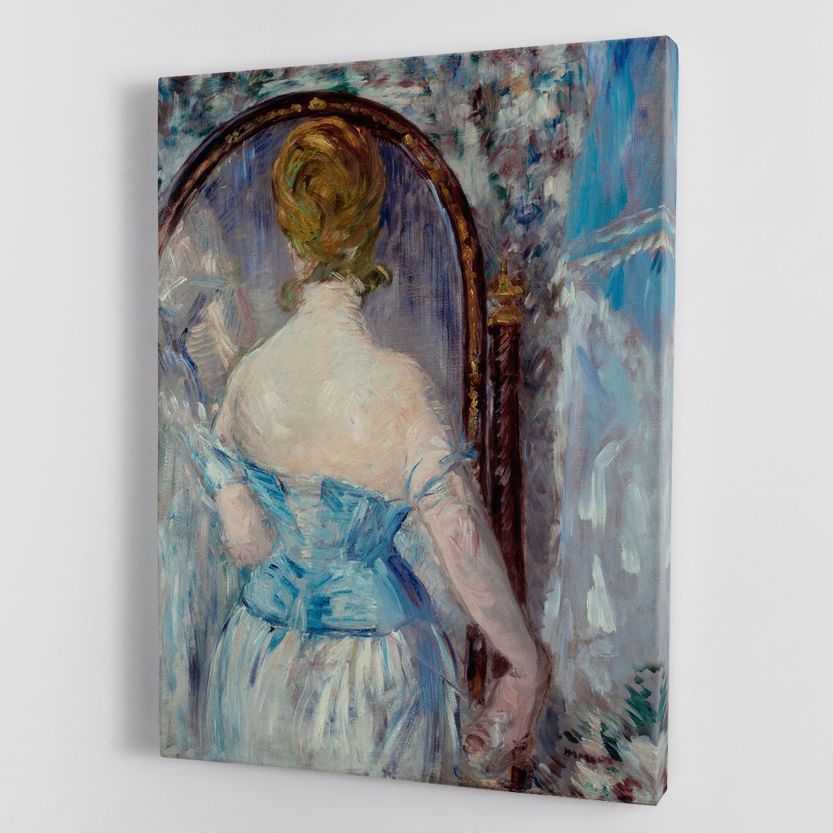 Before the Mirror by Manet Canvas Print or Poster