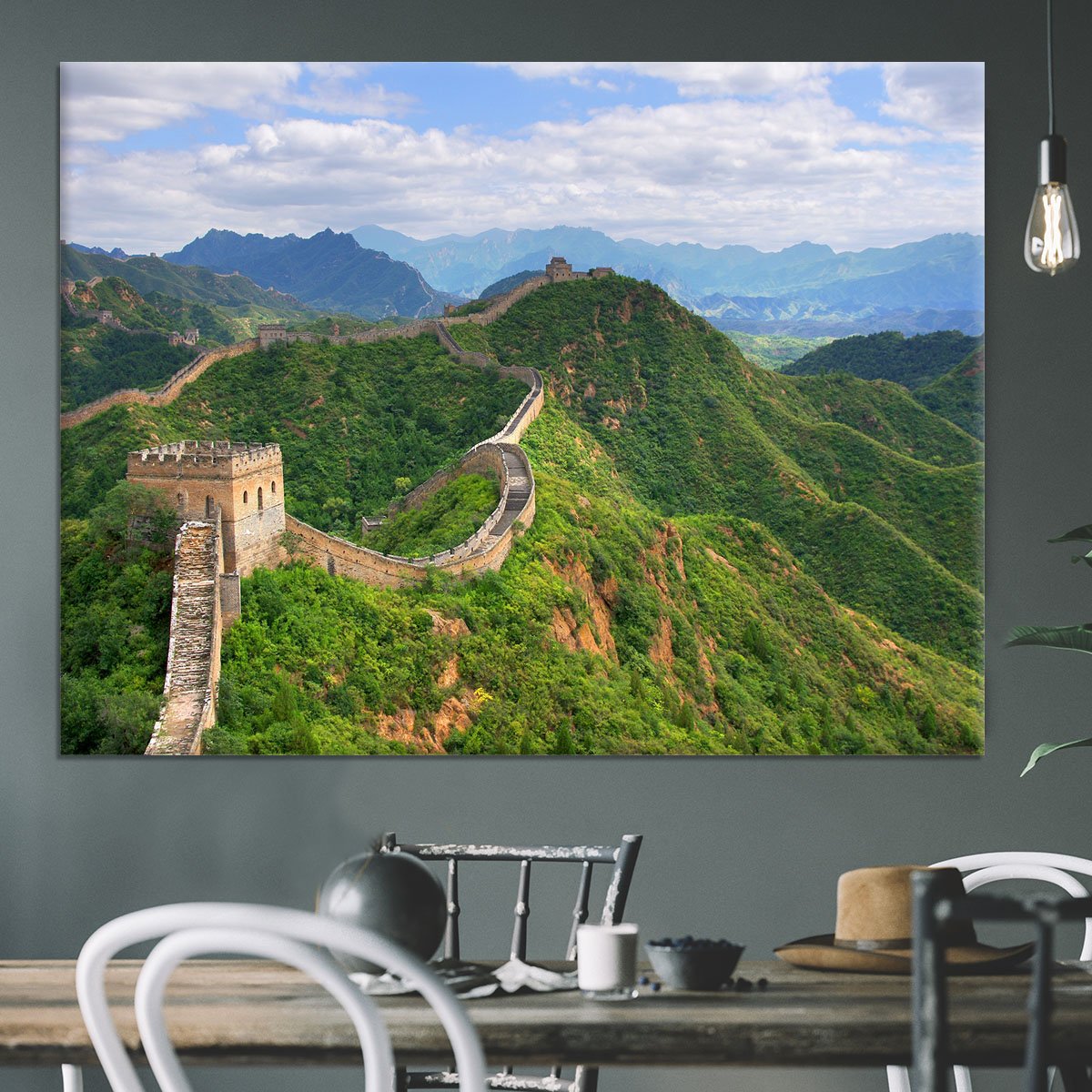 Beijing Great Wall of China Canvas Print or Poster