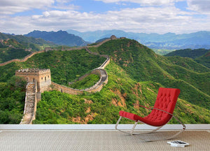 Beijing Great Wall of China Wall Mural Wallpaper - Canvas Art Rocks - 2