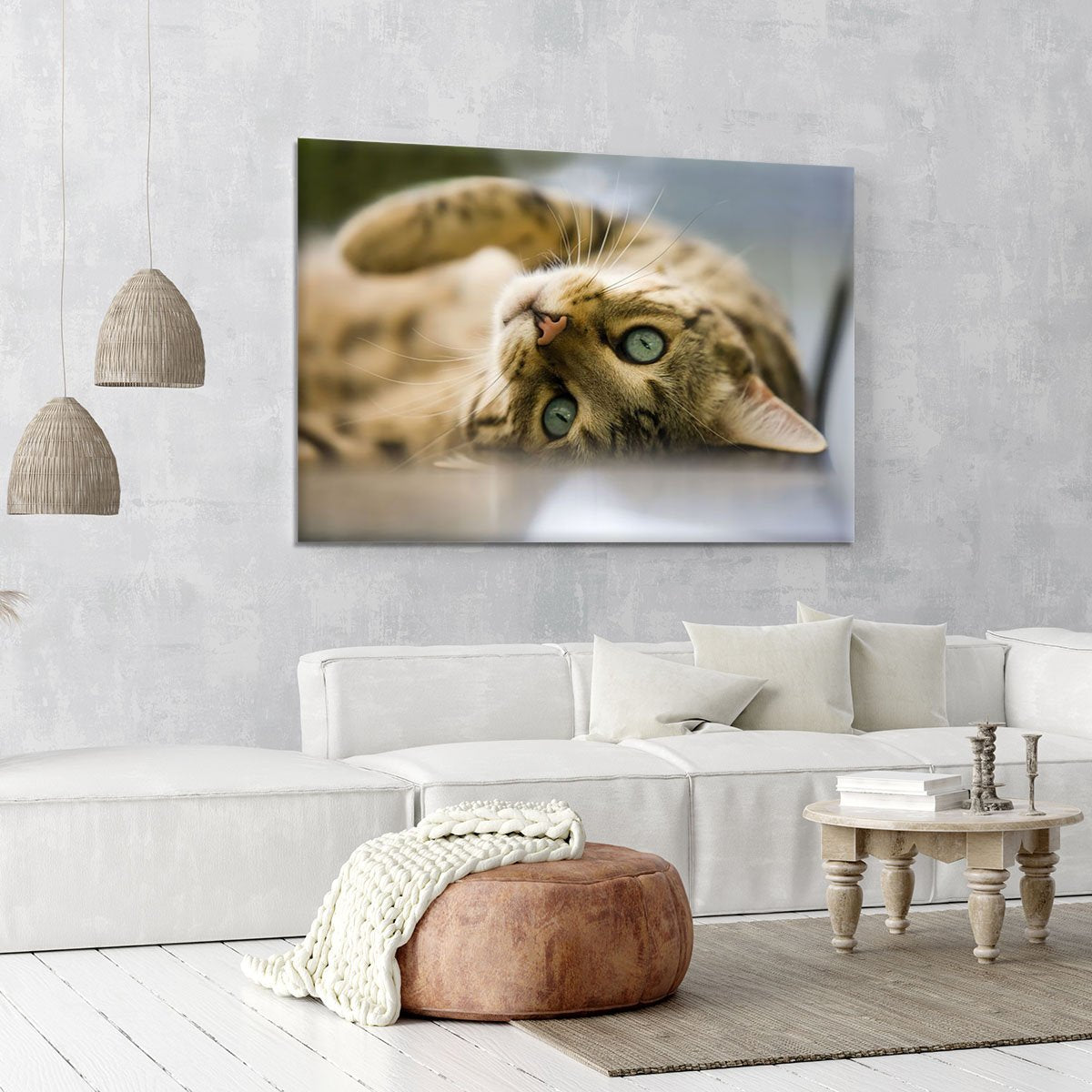 Bengal cat Canvas Print or Poster